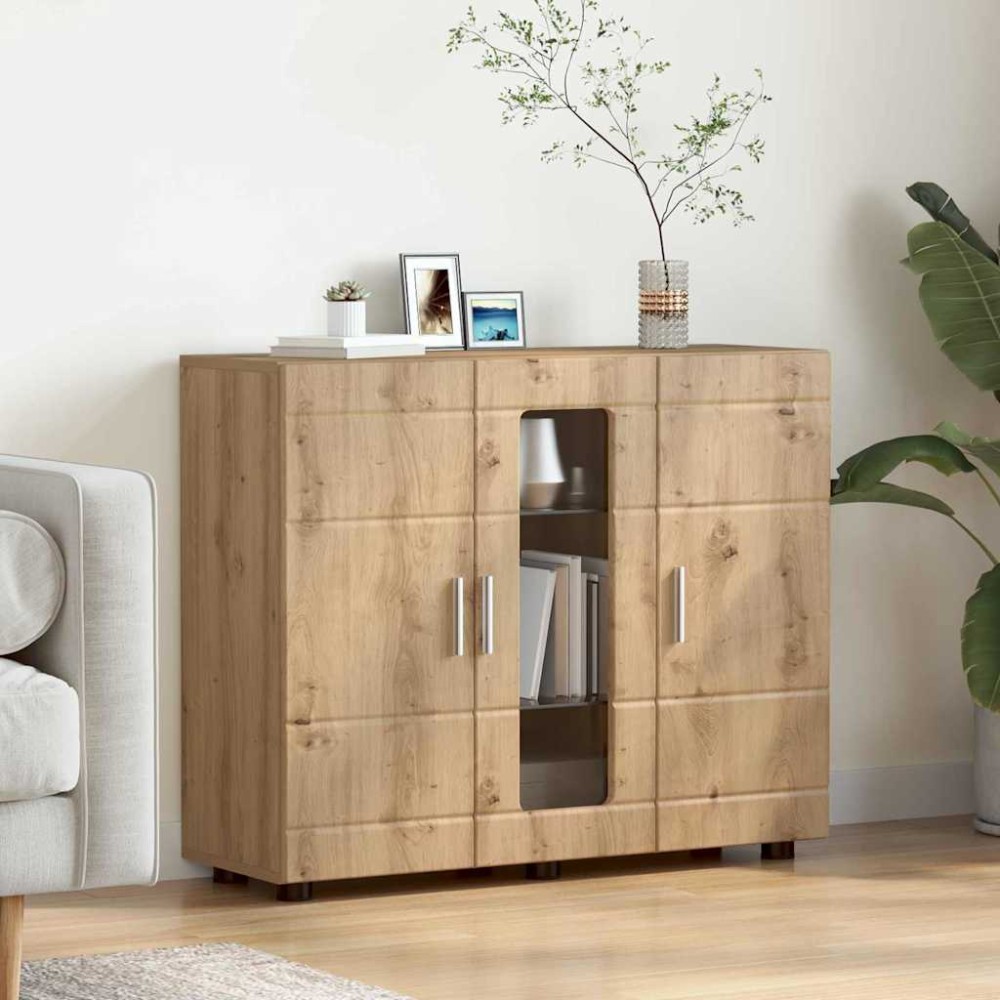 vidaXL Ξύλινο Ντουλάπι Artisan Oak Επεξεργασμένο Ξύλο