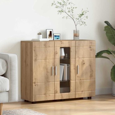 vidaXL Ξύλινο Ντουλάπι Artisan Oak Επεξεργασμένο Ξύλο