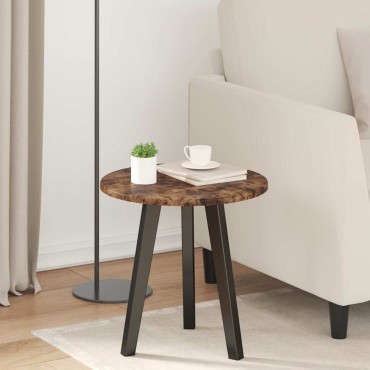vidaXL Καπάκι τραπεζιού 40x1,5cm Γύρος Επεξεργασμένο Ξύλο