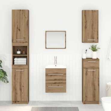 vidaXL Ντουλάπι νιπτήρα Artisan Oak 38,5x41x48 εκ 1 τεμ.