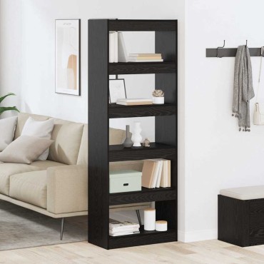 vidaXL Βιβλιοθήκη 5 επιπέδων 60x30x166cm Επεξεργασμένο Ξύλο 1 τεμ.
