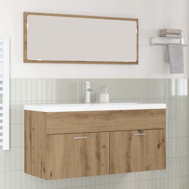 vidaXL Ντουλάπι Μπάνιου Artisan Oak 100x38,5x46cm