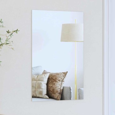 vidaXL Καθρέφτης τοίχου Ορθογώνιος 60 x 40 cm σκληρυμένο γυαλί