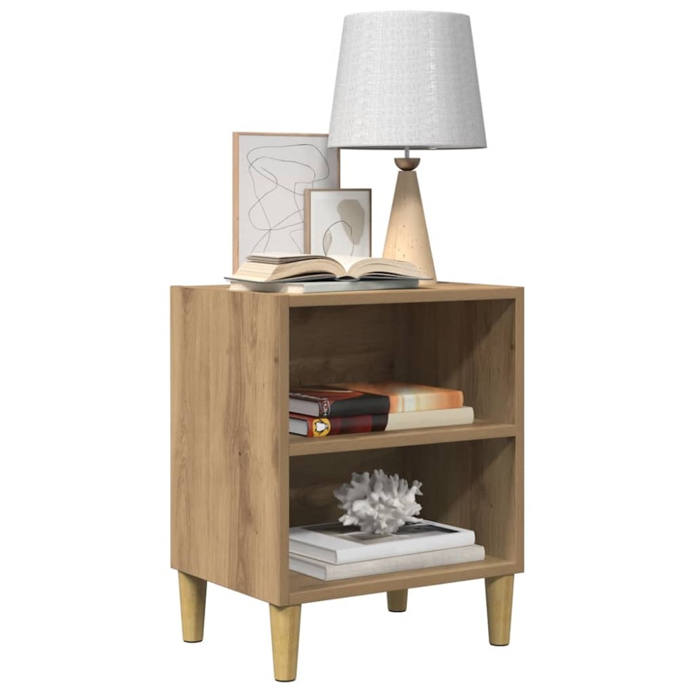vidaXL Κομοδίνα 2 τεμ. 40x30x50cm από Επεξεργασμένο Ξύλο