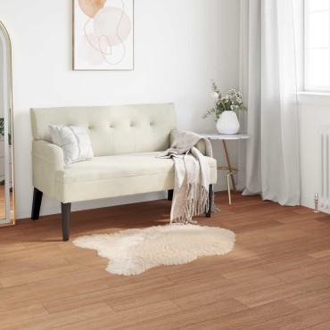 vidaXL Χαλί από τεχνητό πρόβειο δέρμα TAFALLA Μπεζ 80x120cm