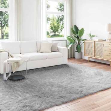 vidaXL Χαλί από τεχνητό πρόβειο δέρμα TAFALLA Γκρι 240x340cm