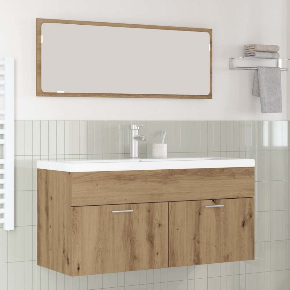 vidaXL Ντουλάπι Μπάνιου Artisan Oak 100x38,5x46cm