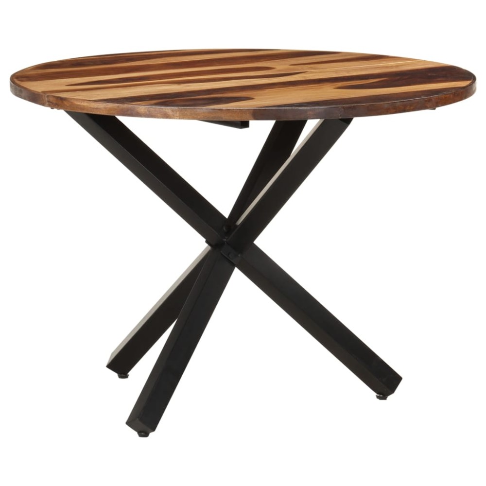 vidaXL Τραπεζαρία 100x100x75cm Ξύλο Ακακίας & Μελί Φινίρισμα 1 τεμ.