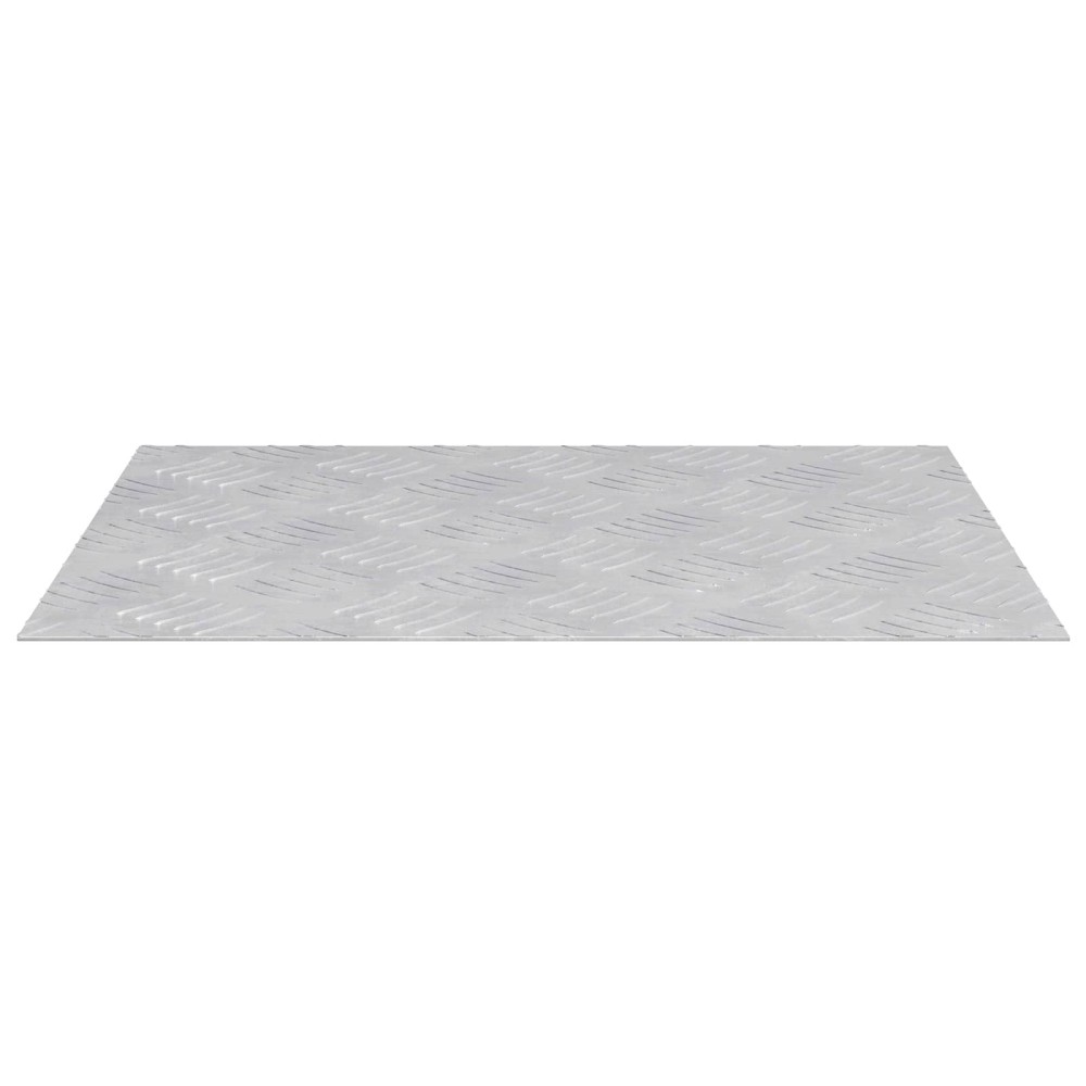 vidaXL Σκαλοπάτι 4 τμχ. 50 x 40 cm Ασημί Αλουμίνιο Ορθογώνιος