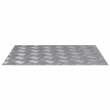 vidaXL Σκαλοπάτι 4 τμχ. 60 x 50 cm Ασημί Αλουμίνιο Ορθογώνιος