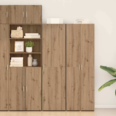 vidaXL Highboard Artisan Oak 50x42,5x185cm 1 τεμ.