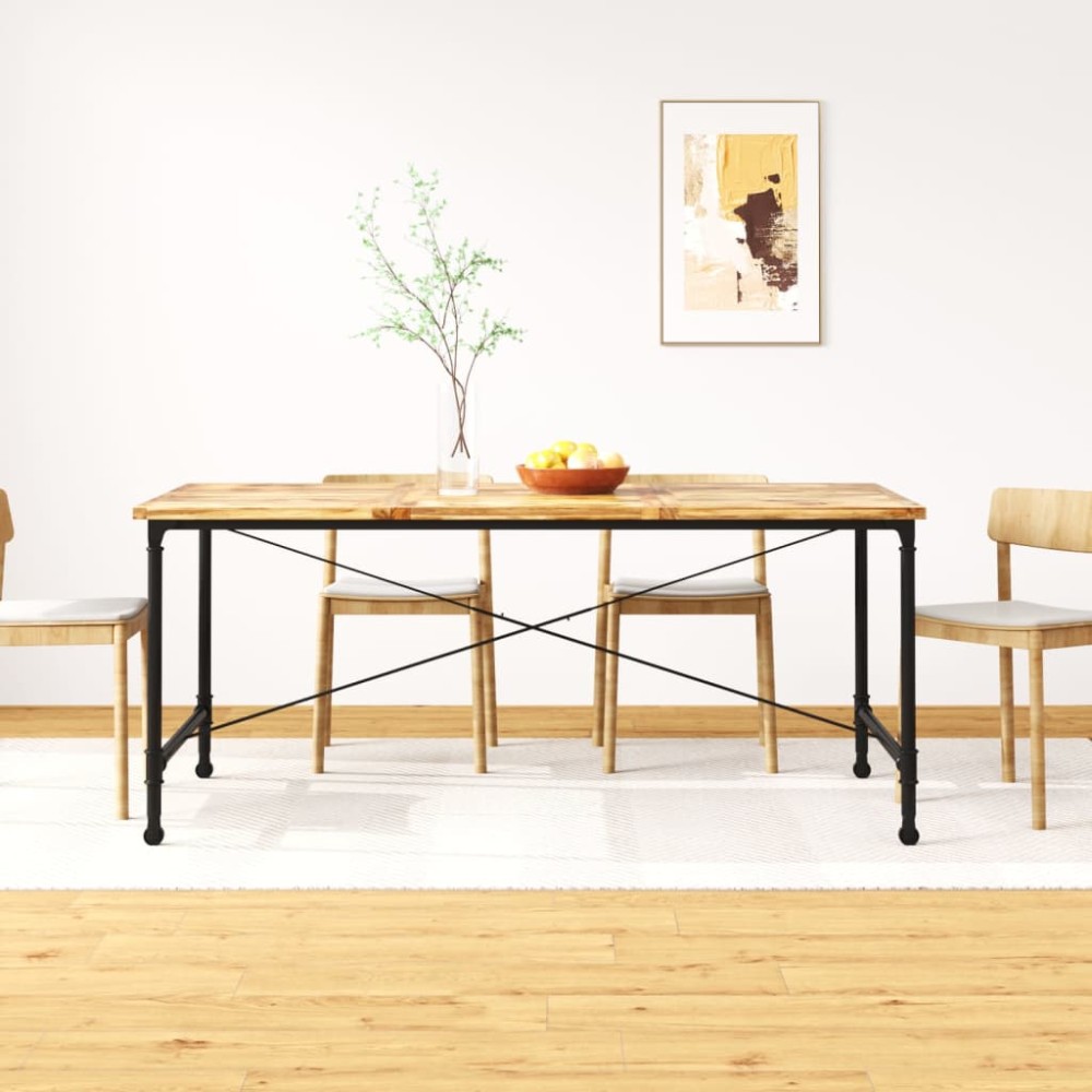 vidaXL Τραπεζαρία από Μασίφ Ξύλο Μάνγκο 180x90x76cm 1 τεμ.