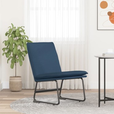 vidaXL Πολυθρόνα Μπλε 52x75x76cm Υφασμάτινη 1 τεμ.