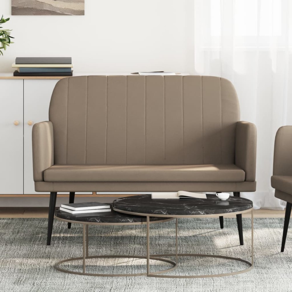 vidaXL Πάγκος Καπουτσίνο 107x80x81cm από Συνθετικό Δέρμα 1 τεμ.
