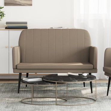 vidaXL Πάγκος Καπουτσίνο 107x80x81cm από Συνθετικό Δέρμα 1 τεμ.