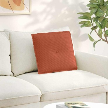 vidaXL Μαξιλάρι Πλάτης Κόκκινο Πορτοκαλί 50 x 45 εκ.