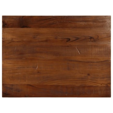 vidaXL Επιφάνεια Τραπεζιού Ορθογώνια 90x70x2,5cm Ανακυκλωμένο Ξύλο 1 τεμ.
