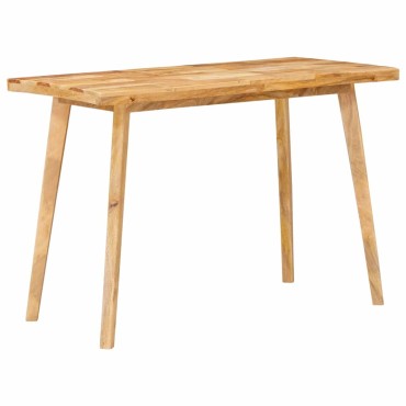 vidaXL Τραπέζι φαγητού Φυσικό 100x55x75cm Στερεό ξύλο μάνγκο 1 τεμ.