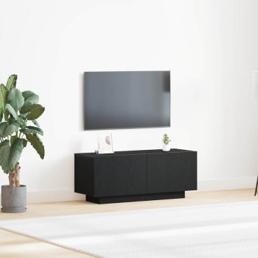 vidaXL Ντουλάπι TV 100x35x40cm Μαύρη Οξυά Επεξεργασμένο Ξύλο