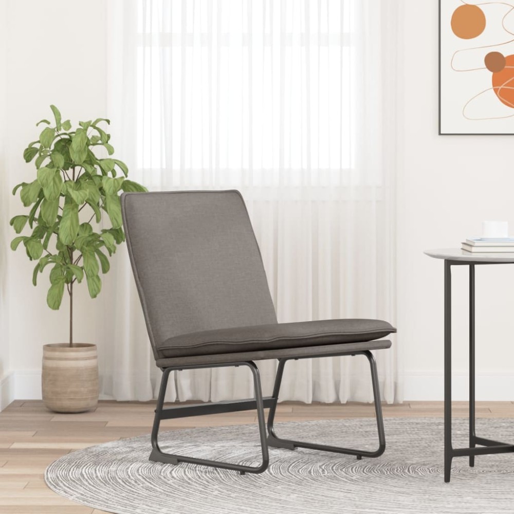 vidaXL Πολυθρόνα Taupe 52x75x76cm Υφασμάτινη 1 τεμ.