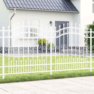 vidaXL Φράχτης Κήπου KAMPEN 240x166cm Mesh Λευκό