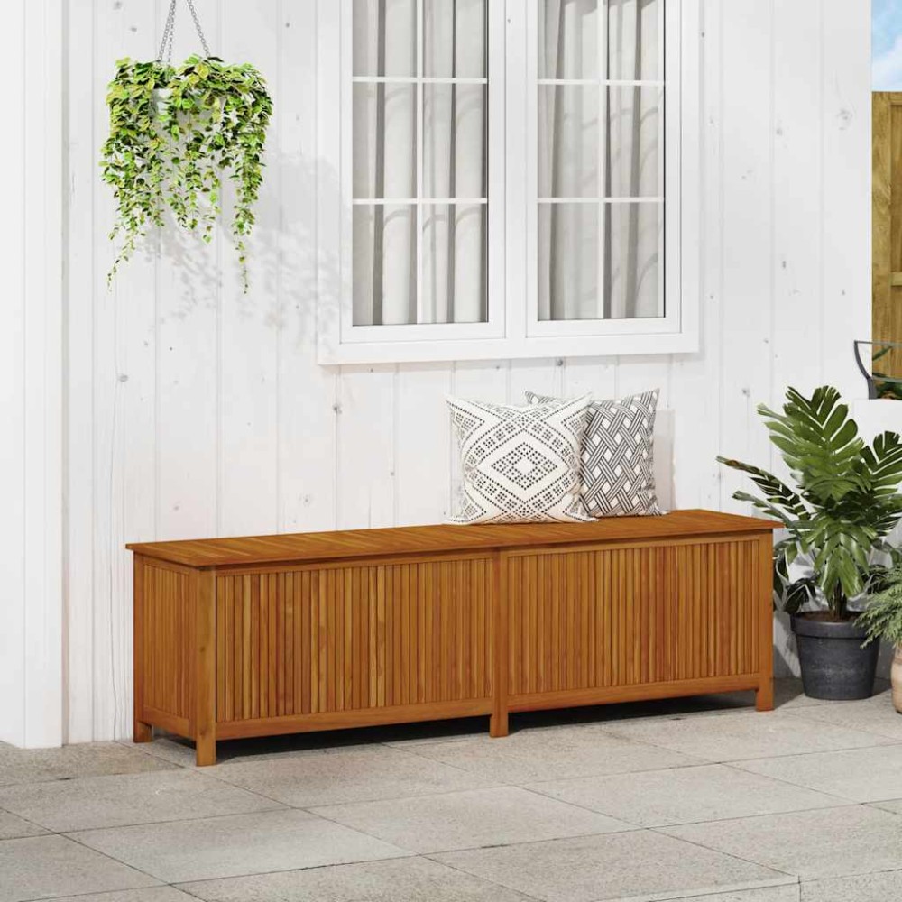 vidaXL Μπαούλο Αποθήκευσης Κήπου 200x50x58cm από Μασίφ Ξύλο Ακακίας 1 τεμ. vidaXL Μπαούλο Αποθήκευσης Κήπου 200x50x58cm από Μασίφ Ξύλο Ακακίας 1 τεμ.