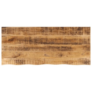 vidaXL Επιφάνεια Τραπεζιού 140x60x2,5cm Live Edge Μασίφ Ξύλο Μάνγκο 1 τεμ.