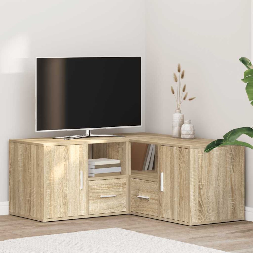 vidaXL Ντουλάπι Γωνιακό Sonoma Δρυς 160x40x45cm Επεξεργασμένο Ξύλο 1 τεμ.