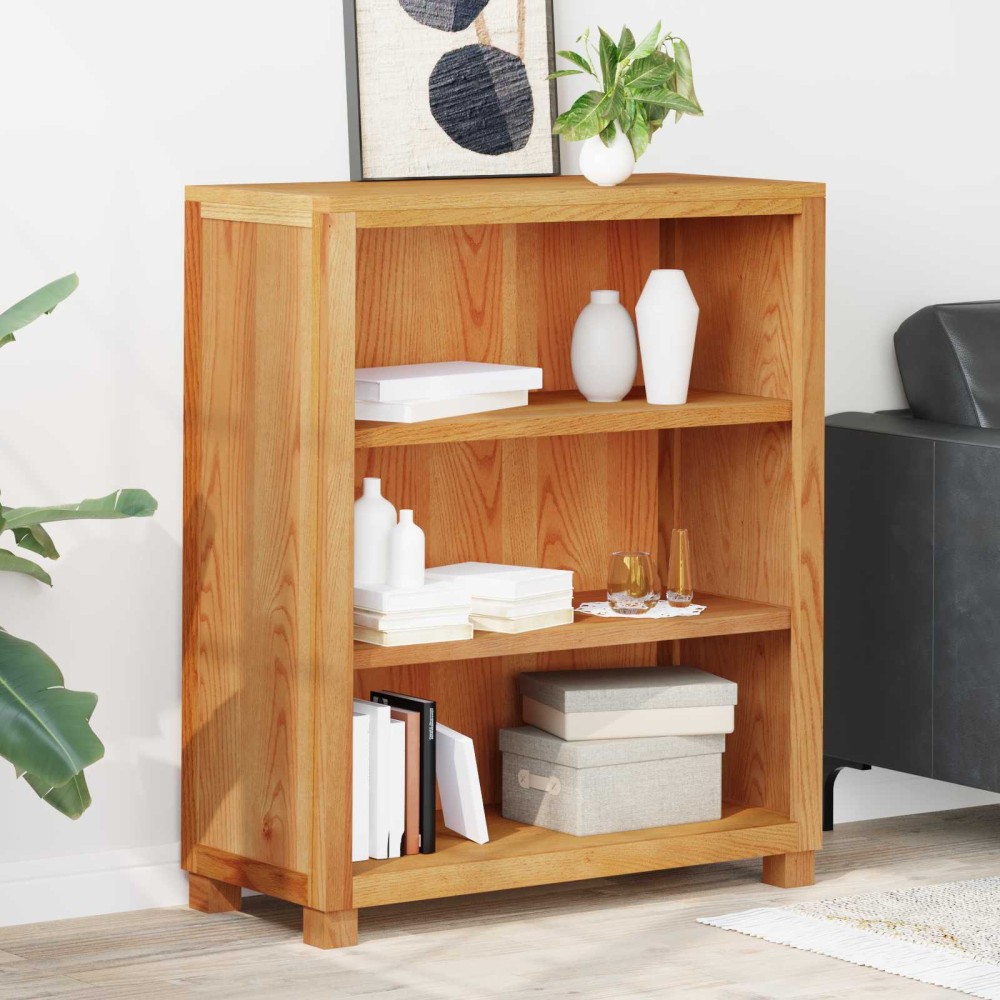 vidaXL Ντουλαπιού με αποθήκευση Καφέ 80x35x95cm Στερεό Ξύλο Δρυός 1 τεμ.