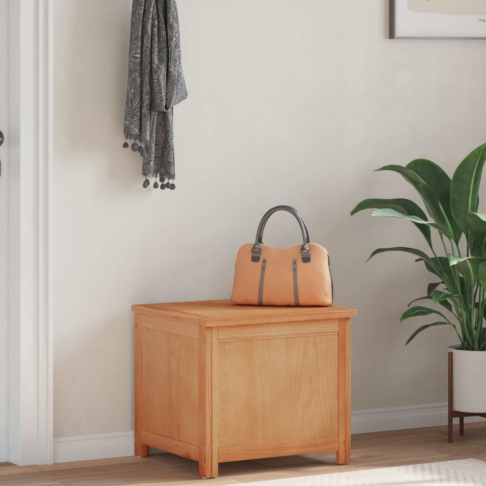 vidaXL Κουτί αποθήκευσης 50x45x45cm Στερεό Ξύλο Δρυός 1 τεμ.