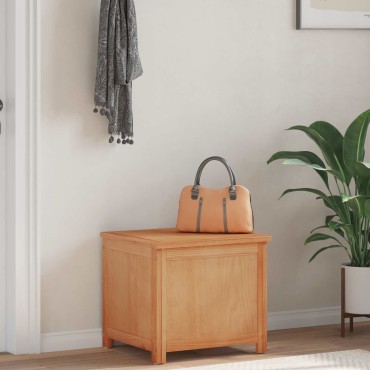 vidaXL Κουτί αποθήκευσης 50x45x45cm Στερεό Ξύλο Δρυός 1 τεμ.