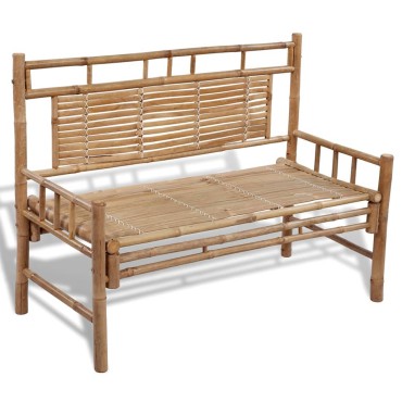 vidaXL Παγκάκι Κήπου από Μπαμπού 120x55x90cm 1 τεμ.