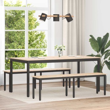 vidaXL παγκάκι Φυσικό 160x35x45cm Στερεά ξυλεία πεύκου