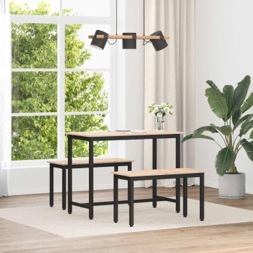 vidaXL παγκάκι Φυσικό 80x35x45cm Στερεά ξυλεία πεύκου