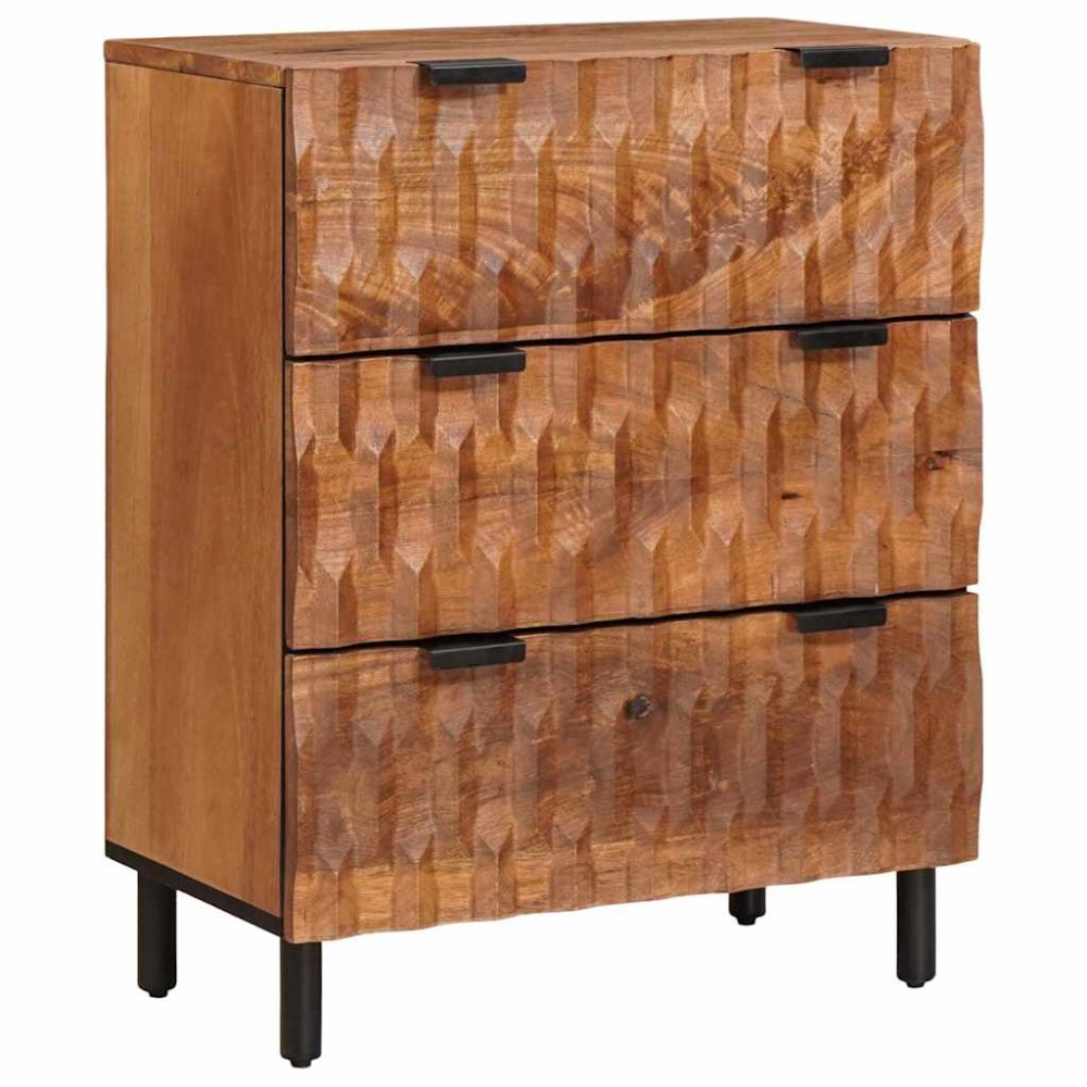 vidaXL Πλαϊνό γραφείο 60x33x75cm Στερεό ξύλο μάνγκο
