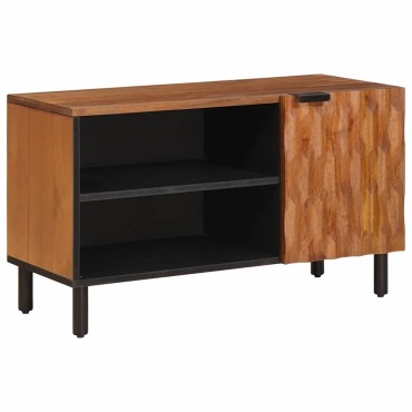 vidaXL Ντουλάπι TV με πόρτα Καφέ Φινίρισμα Ακακίας 80x33x46 εκ 1 τεμ.