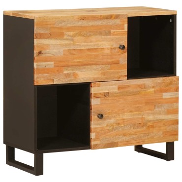vidaXL Βοηθητικό ντουλάπι Καφέ 80x33x75cm Στερεό ξύλο μάνγκο