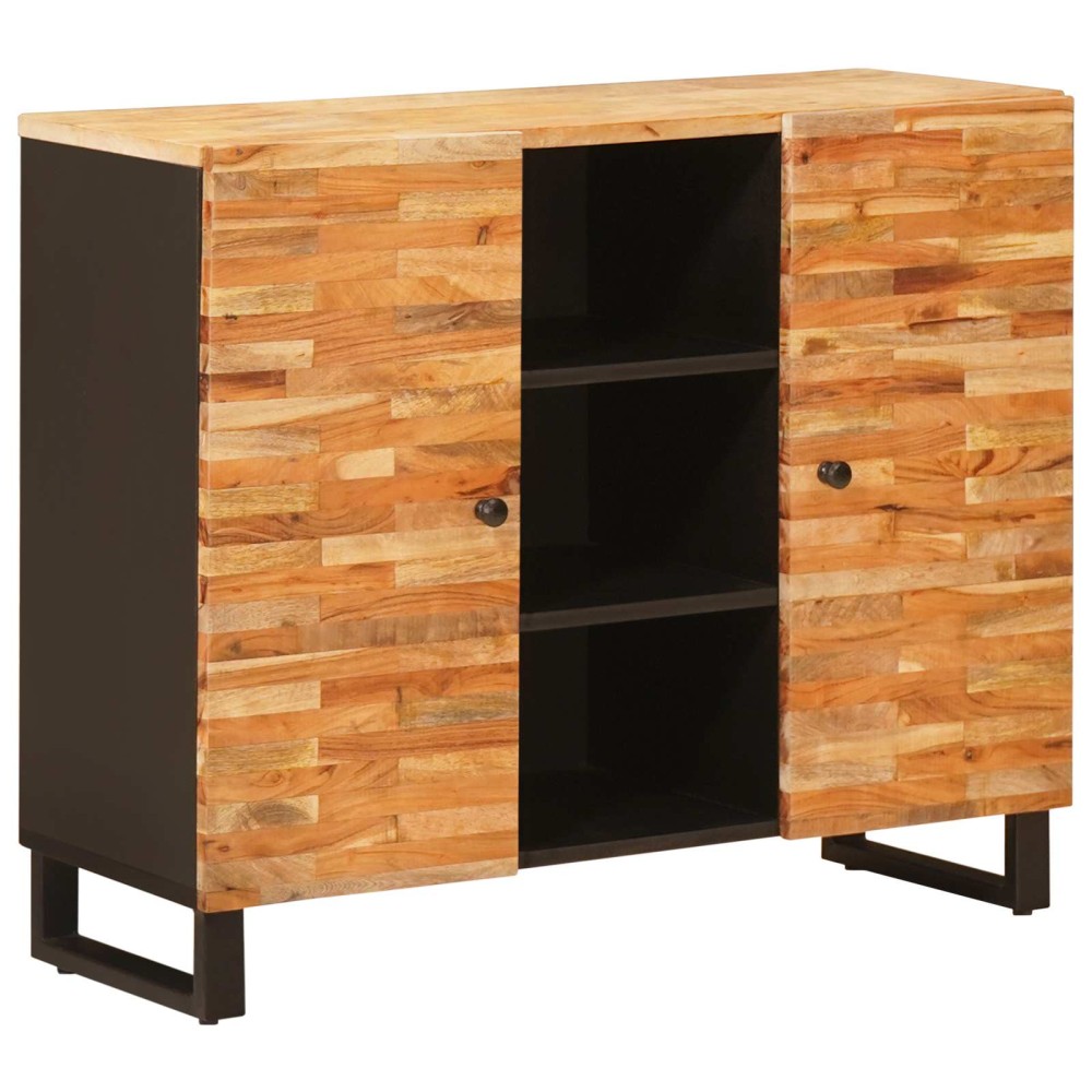 vidaXL Βοηθητικό ντουλάπι Καφέ 90x33x75cm Στερεό ξύλο μάνγκο