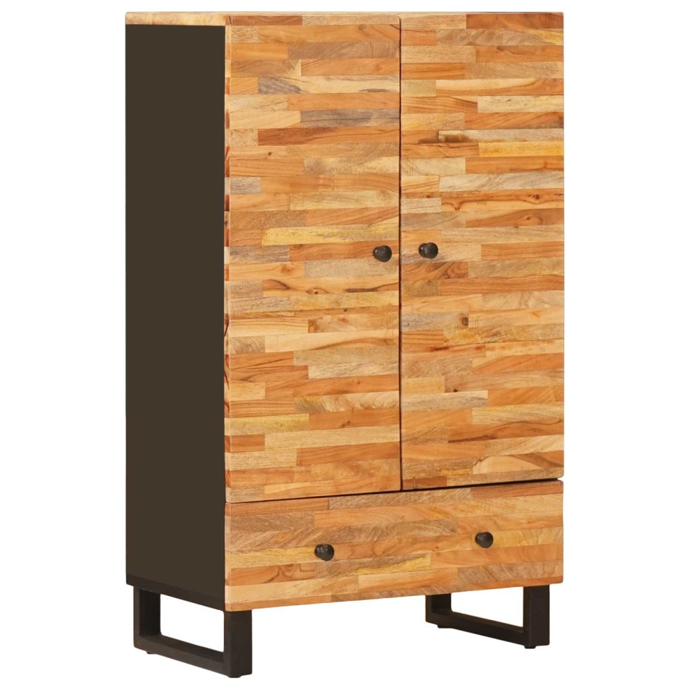 vidaXL Αποθηκευτικός Ψηλός Ντουλάπι Καφέ 60x33x100cm