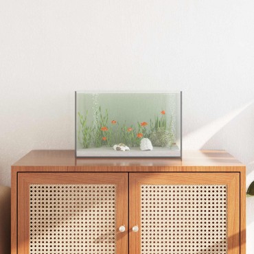 vidaXL Ενυδρείο με αποθήκευση Διαφανές 40 x 25 x 25 εκ. Γυαλί