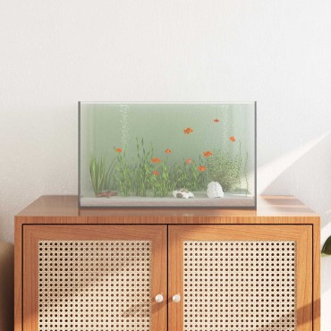 vidaXL Ενυδρείο με αποθήκευση Διαφανές 50 x 30 x 30 εκ. Γυαλί