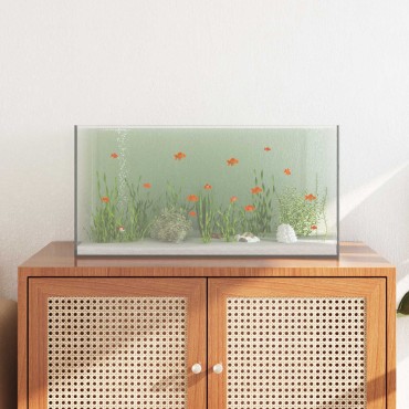 vidaXL Ενυδρείο με αποθήκευση Διαφανές 60 x 30 x 30 cm Γυαλί