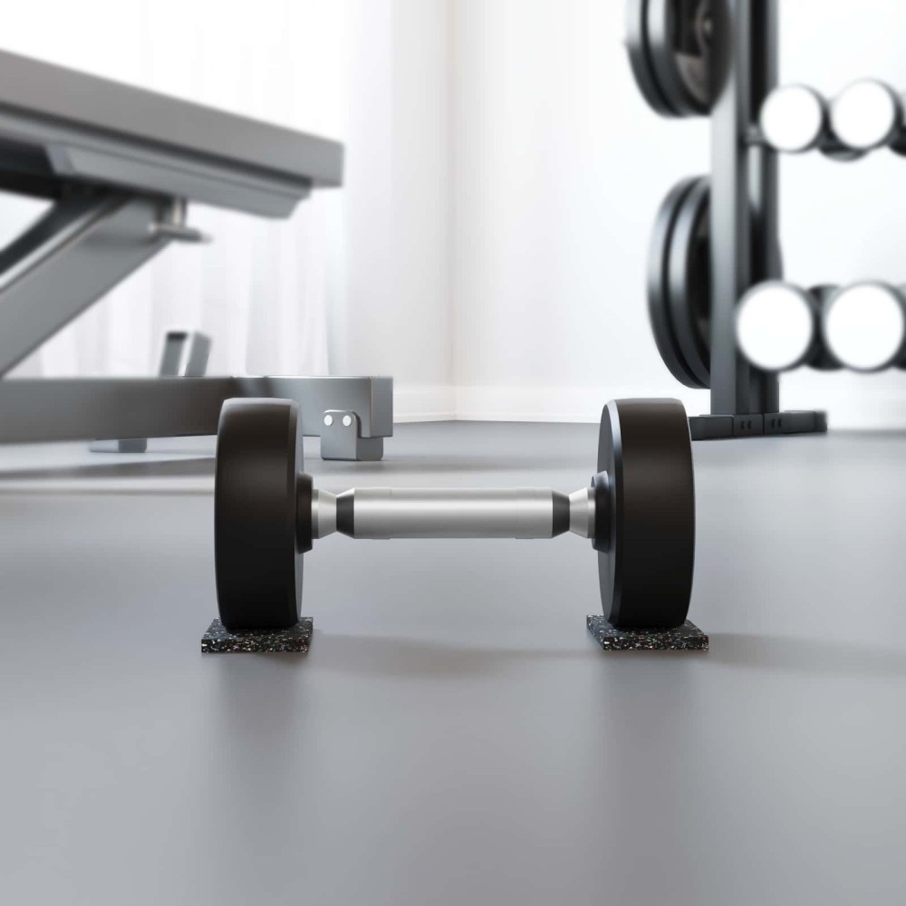 vidaXL Ρολός Γρανουλάρου Καουτσούκ Μαύρο 500 x 5 x 0,8 εκ Λάστιχο