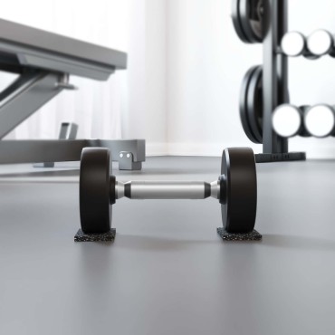 vidaXL Ρολός Γρανουλάρου Καουτσούκ Μαύρο 500 x 10 x 0,6 εκ Λάστιχο