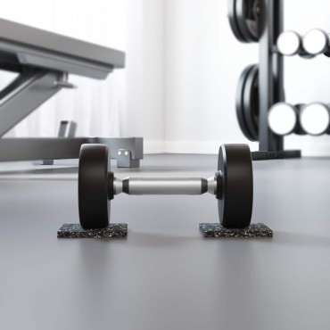 vidaXL Ρολός Γρανουλάρου Καουτσούκ Μαύρο 500 x 12 x 0,6 εκ Λάστιχο