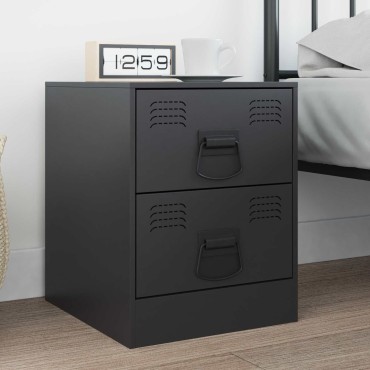 vidaXL Χερούλια Ντουλαπιών 12 τμχ. Μαύρο 85 x 45 χιλ Μέταλλο