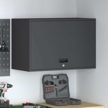 vidaXL Ντουλάπι τοίχου για γκαράζ Ανθρακί 80x40x53 εκ 1 τεμ.