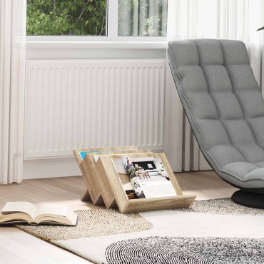 vidaXL Ράφι Περιοδικών με ράφι Δρύς Sonoma 53x40x28,5 εκ 1 τεμ.