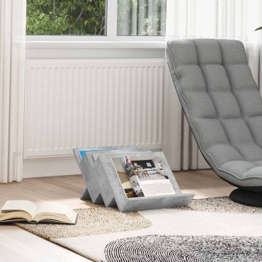 vidaXL Ράφι Περιοδικών με ράφι Γκρι Μπετόν 53x40x28,5 εκ 1 τεμ.