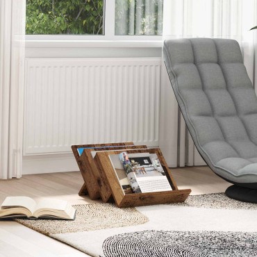 vidaXL Ράφι Περιοδικών Παλιό ξύλο 53x40x28,5cm Επεξεργασμένο Ξύλο 1 τεμ.
